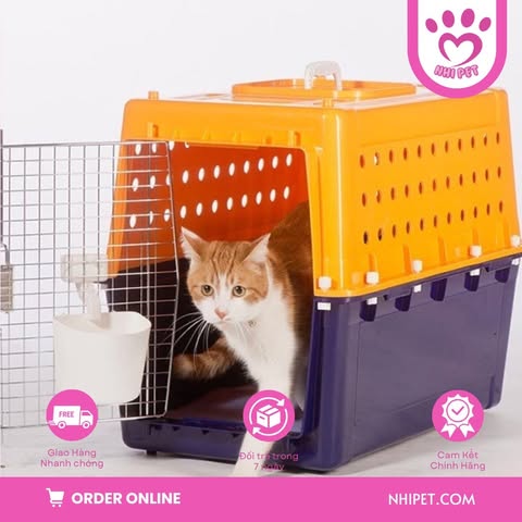Chuồng chó đáng yêu Size lớn nan ống
