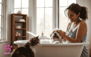 dịch vụ tắm chó mèo tại nhà